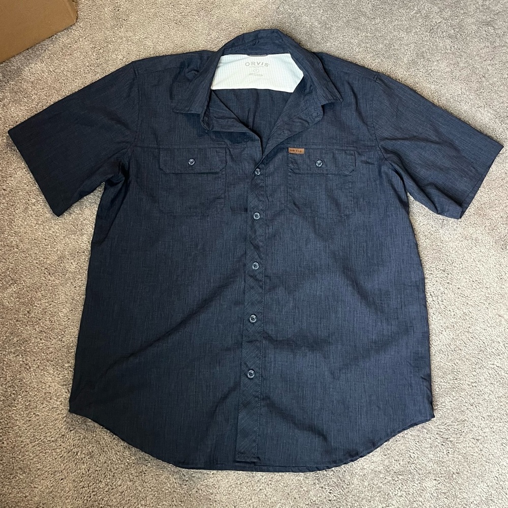 Orvis mens short sleeve outdoor shirt